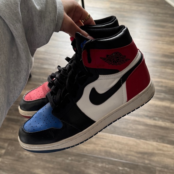 Jordan 1 retro top 3 red blue black white 8 - Picture 4 of 7